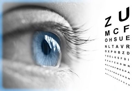 Eye and eye chart